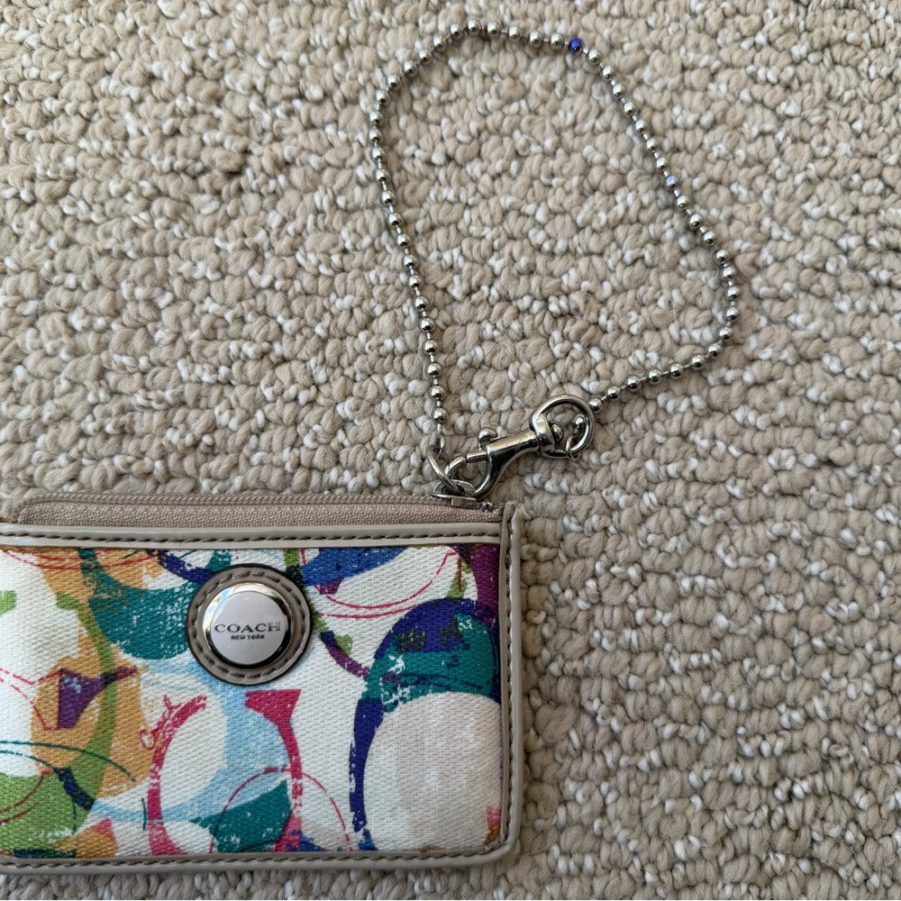 Coach Multicolor Canvas Accessory